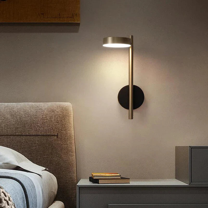 Axya Rotating Wall Lamp for Nordic Minimalist Style Bedside and Decorative Lighting.