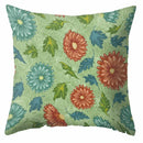 Axyaa Tree Flower Plant Landscape Print Pillow Cover 45X45CM
