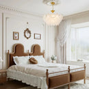 Axyaa Feather Crystal Chandelier & Modern Minimalist Room Lighting Fixtures