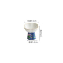 Axyaa Flower Shaped High Footed Ceramic Bowl - Creative Tableware