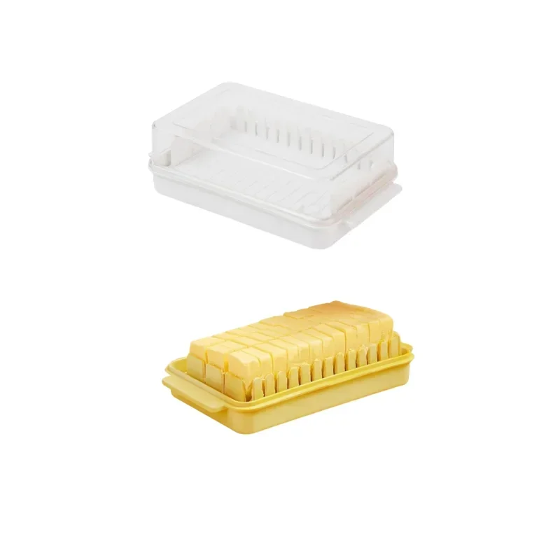 Axyaa Butter Cheese Cutter & Storage Box with Lid for Fresh Keeping in Refrigerator