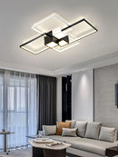 Axyaa Geometric LED Ceiling Light, Modern Minimalist Grand Living Room Lamp
