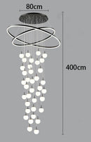 Axyaa Modern LED Pendant Chandeliers for Home Staircase Decor