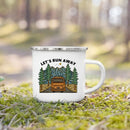Axyaa Adventure Campfire Party Camping Mug - Mountain Handle Cup Gifts for Camper