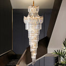 Axyaa Luxury Crystal Chandelier for Living Room, Stair, Loft, Villa Duplex