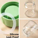 Axyaa Mini Solid Color Glass Water Bottle with Lid