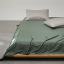 Axyaa Mulberry Silk Flat Sheet | Luxury Solid Color Bedding | Custom Sizes Available