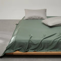 Axyaa Mulberry Silk Flat Sheet - Luxury Solid Color Bedding Sheet - Custom Sizes