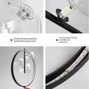 Axyaa Metal Ring Glass Pendant Light for Home Interior Decor