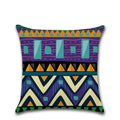 Axyaa Geometric Linen Cushion Cover 45x45cm