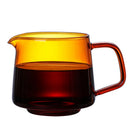 Axyaa Glass Tea Mug with Spout, Heat-Resistant, Solid Color Home Tableware