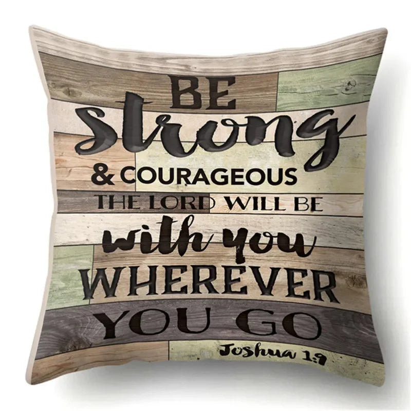 Axyaa Nordic Pillowcase Set - Simple Letter Design for Home, Hotel, Car Decoration