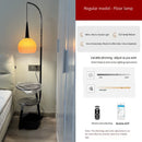 Contemporary Orange Floor Lamp by Axyaa - Mid Century Style with Table & Storage