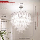Axyaa Cloud Glass French Retro Chandelier for Elegant Spaces