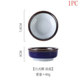 Axyaa Ceramic Side Dishes Set, Round Plates for Seasoning, Snacks & More