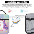 Axyaa Cartoon Unicorn Lunch Bag | Insulated Thermal Tote for Women Girls