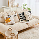Axyaa Halloween Tuft Embroidered Pillowcase - Festive Cotton Cushion Cover