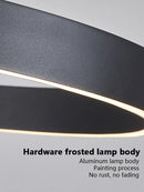 Nordic Modern Chandelier Ring Light LED Pendants Round Lamps, Axyaa Brand