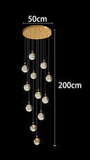 Axyaa Modern Living Room Chandeliers LED Indoor Ceiling Hanging Lights
