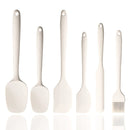 Axyaa Silicone Spatula Set with Stainless Steel Core - 6Pcs Heat Resistant Kitchen Utensils