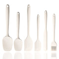Axyaa Silicone Spatula Set - Non Stick Heat Resistant Turner for Cooking and Baking