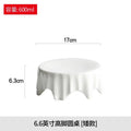 Axyaa White Plate Set - Elegant Kitchen Tableware for Creative Dining
