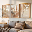 Cozy Home Wall Art Set, Family Quote Posters, Dining Room Decor, Axyaa Brand
