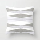 Axyaa Geometric Pillow Covers: Modern Grey Polyester Throw Pillow Cover