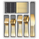 Axyaa Stainless Steel 48-Piece Tableware Set: Knife Fork Spoon Dessert Steak Knive