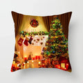 Axyaa Christmas Home Pillowcases: Printed Bed Decorative Cushion Covers