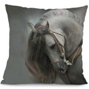 Axyaa Running Horse Cushion Cover - Wild Animals Pillowcase for Home & Office Decor