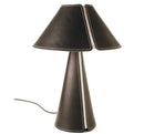 Axyaa Leather Luxury Bedside Table Lamp - Nordic Minimalist Decorative Lighting