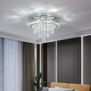 Axyaa Crystal LED Ceiling Chandelier with Remote Control Dimming D30CM