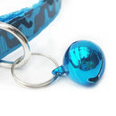 Axyaa Camouflage Pet Collar: Colorful Adjustable Collar with Bell for Dogs & Cats.