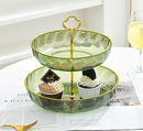 Axyaa Multi-Layer Snack Tray Set for Family Tea Table and Living Room