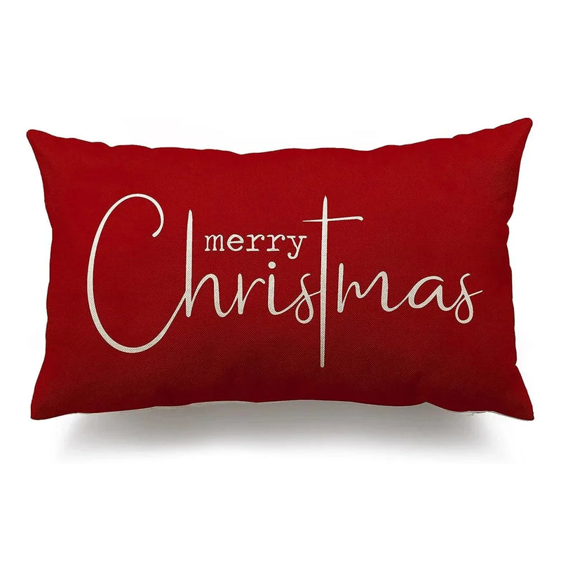 Christmas Snowman Tree Pillowcase - Axyaa Home Decoration Gift Suite