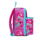 Girls Lunch Bag Axyaa - Washable, Adjustable Strap, Cute Design, Side Pocket, Water Bottle Slot