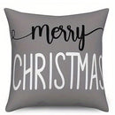 Axyaa Believe Merry Christmas Let It Show Cushion Cover for Sofa Bedroom Car