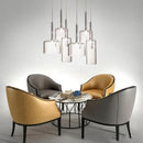 Axyaa Nordic Glass Chandelier LED Pendant Lamps Modern Home Decor