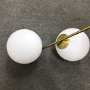 Axyaa Glass Ball LED Chandelier: Nordic Modern Luxury Pendant Light