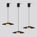 Axyaa Modern Black Dining Room Pendant Lights LED Chandelier Lighting