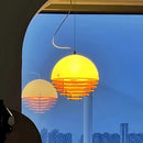 Axyaa Sunset Orange Bauhaus Pendant Light