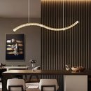 Axyaa Crystal Chandeliers: Modern LED Ceiling Hanging Lights for Living Room