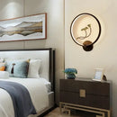 Axyaa LED Chinese Branch Flower Bird Wall Lamp for Home Decoration