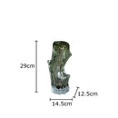 Axyaa Transparent Glass Vase Desk Decoration for Floral Arrangement & Hydroponics
