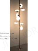 Axyaa Modern Glass Floor Lamp for Artistic Home Lighting