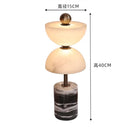 Axyaa Marble Table Lamp: Modern LED Desk Light for Home, Hotel, Study & Office