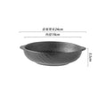 Axyaa Stone Pattern Ceramic Double Ear Soup Noodle Salad Bowl -  Brand Specific