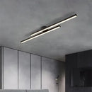 Axyaa Black Gold LED Ceiling Light 60/80cm Modern Living Room Bedroom Decor Lighting