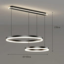 Axyaa Modern Pendant Chandelier LED Ceiling Light for Dining Room